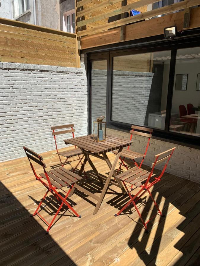 Appartement Met Terras Oostende Bagian luar foto